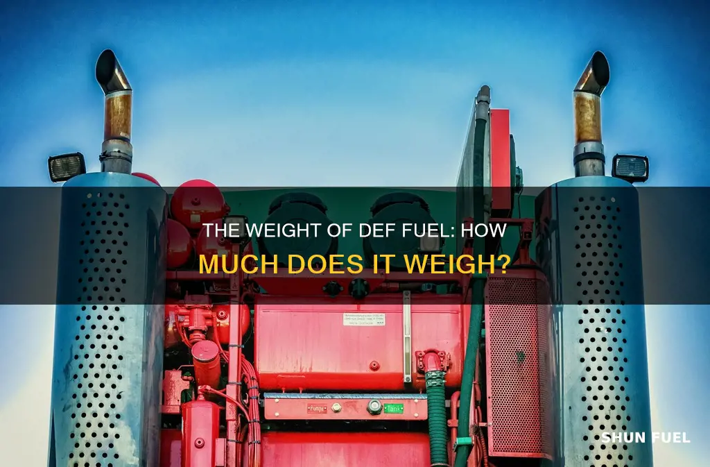 how much oes def fuel wigh