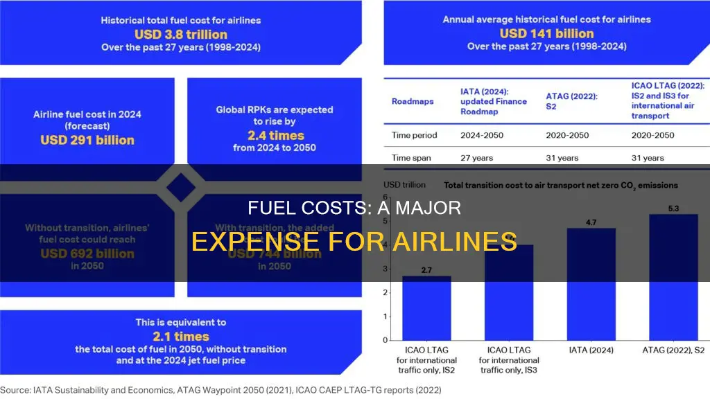 how much of an airlines cost is fuel