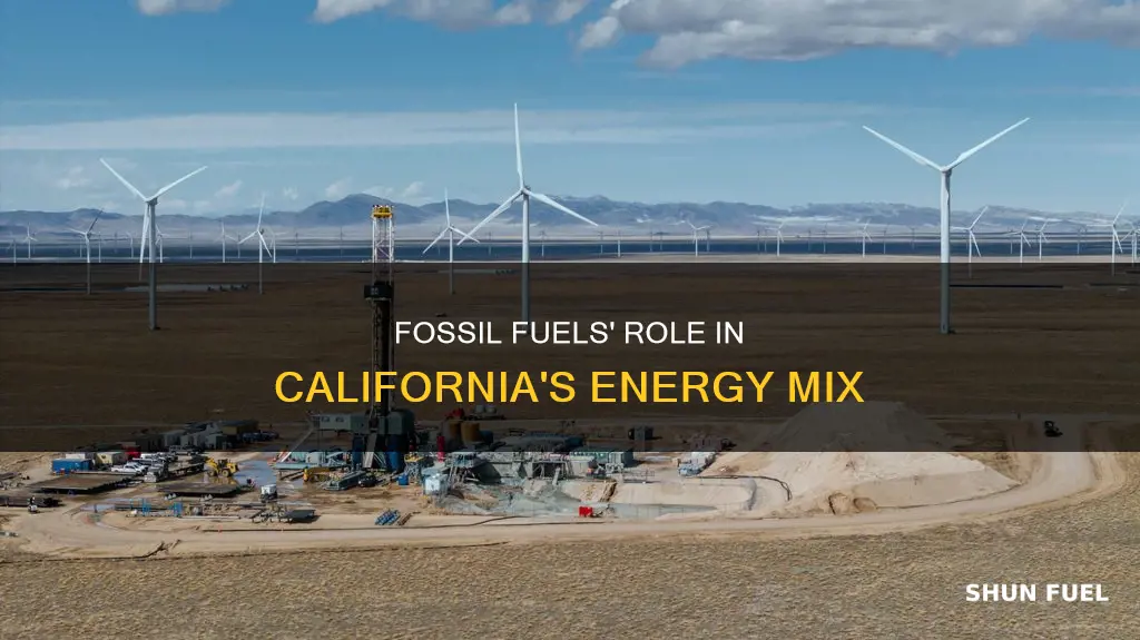 how much of california electricity comes from fossil fuels