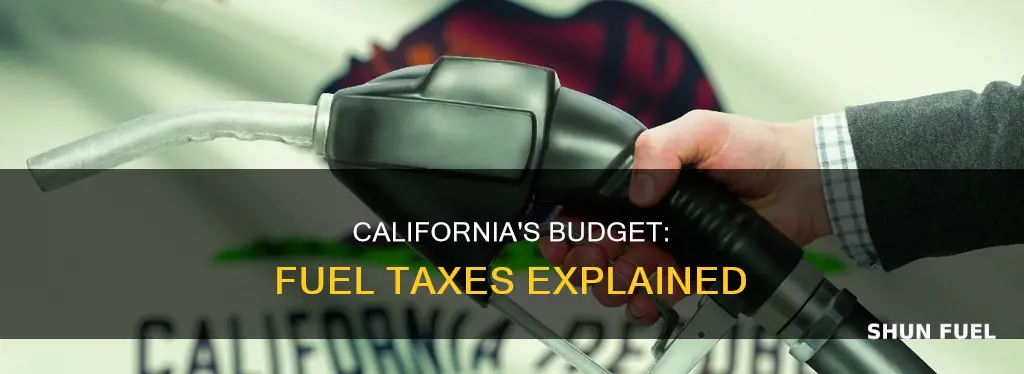 how much of californias state budget uses fuel taxes