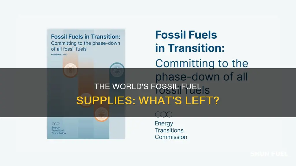 how much of earths fossil fuels remain