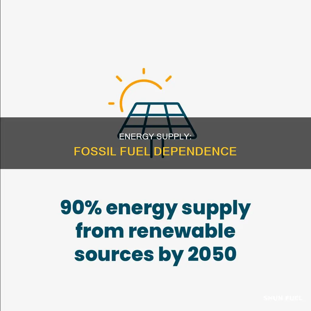 how much of energy supply is from fossil fuels