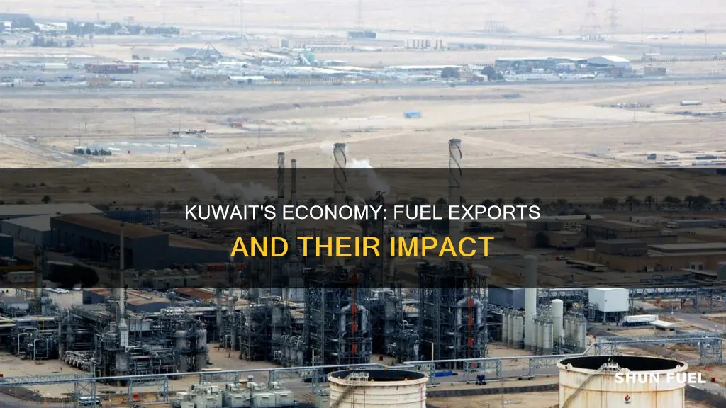 how much of kuwait economy us fuel export