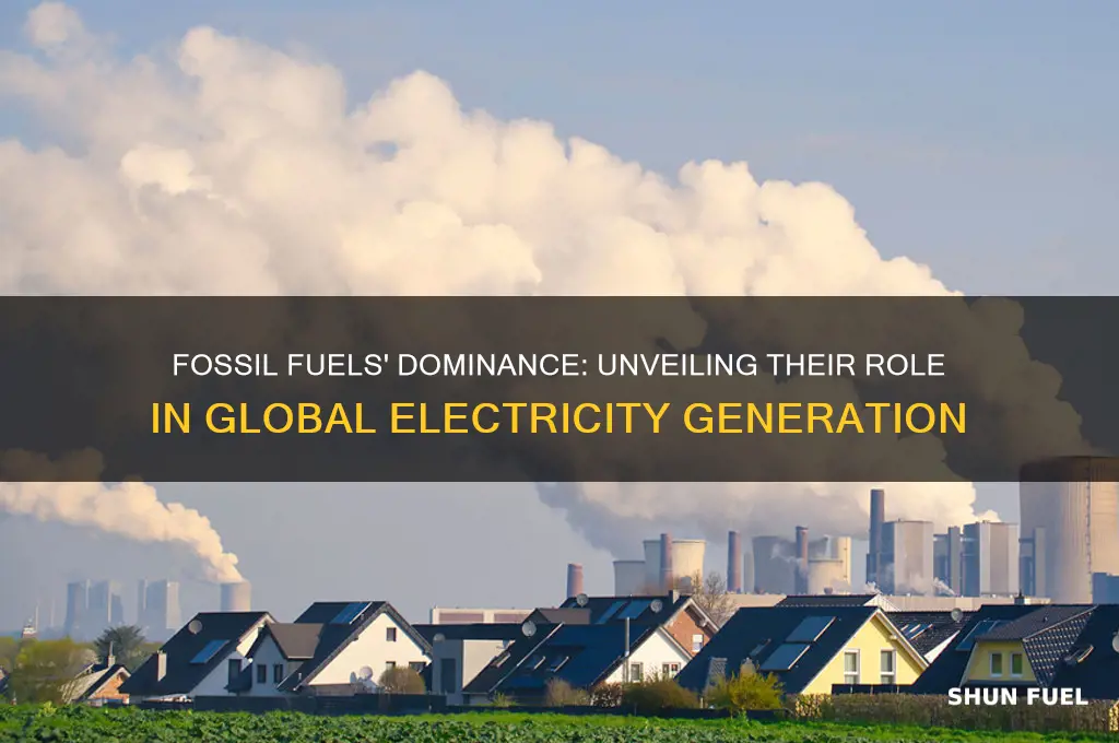 how much of our electricity comes from fossil fuels