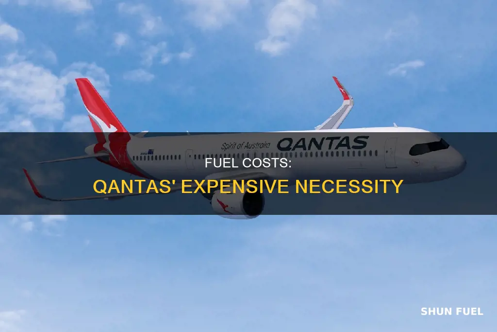 how much of qantas costs is fuel