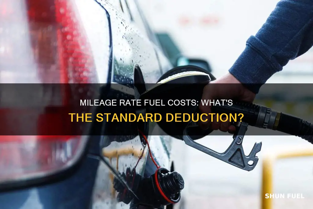how much of the standard mileage rate is for fuel