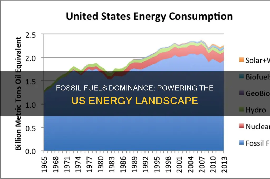 how much of the us is powered by fossil fuels