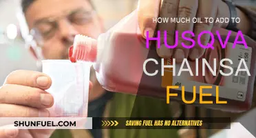 Husqvarna Chainsaw Fuel: Mixing the Right Amount of Oil
