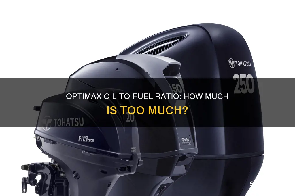 how much optimax oil do use per gallon of fuel