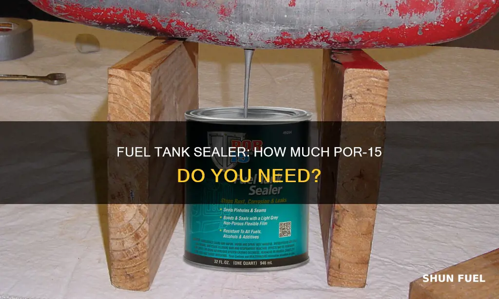how much por 15 fuel tank sealer do i need