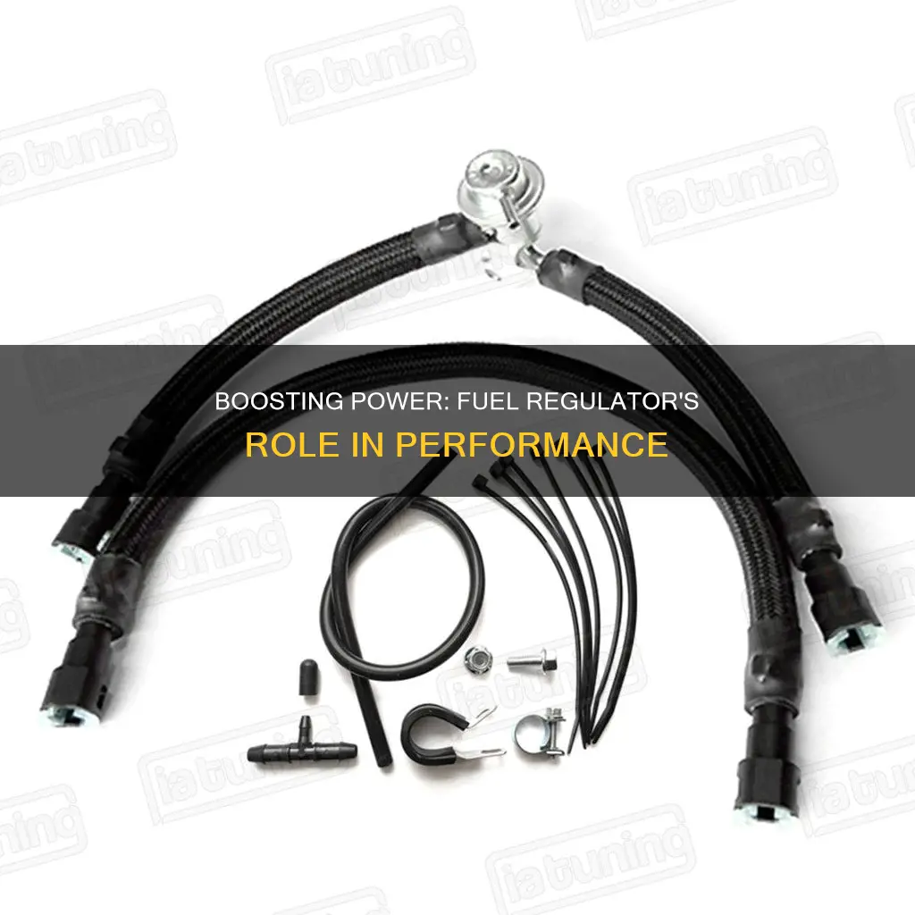 how much power on stock truck fuel regulator with boost