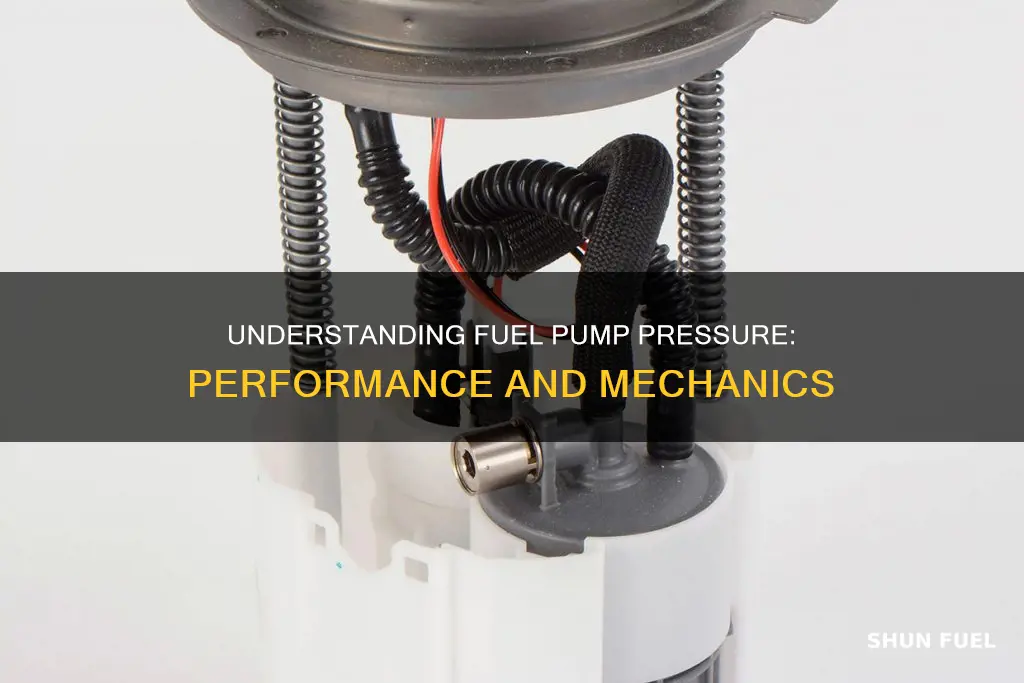 how much pressure does a mechanical fuel pump make