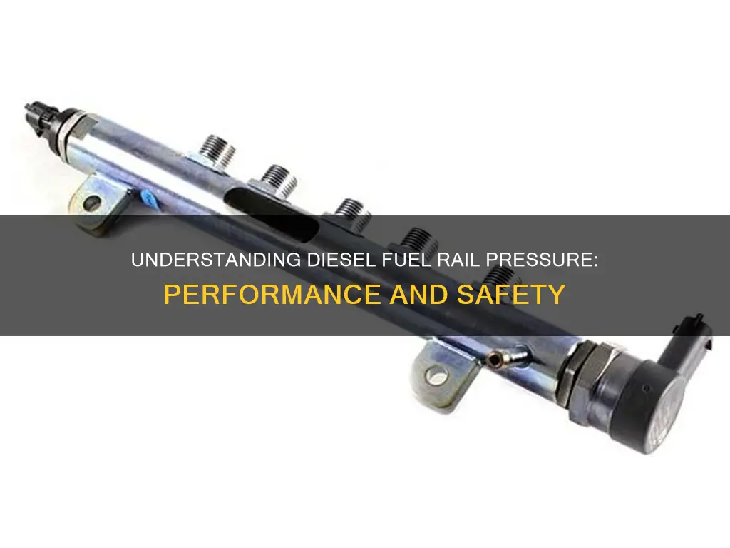 how much pressure in a diesel fuel rail