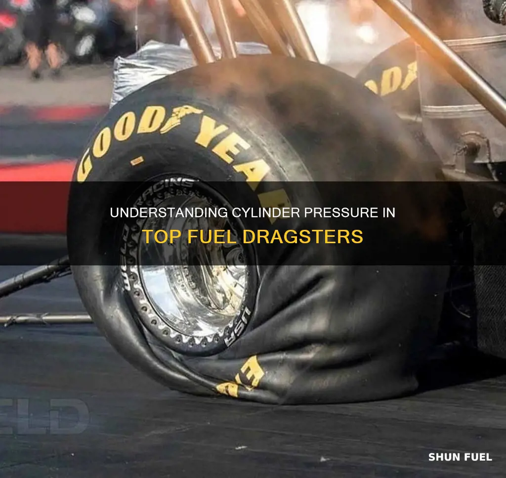 how much pressure is in a top fuel dragster cylinder