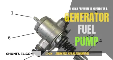 Understanding Generator Fuel Pump Pressure Requirements