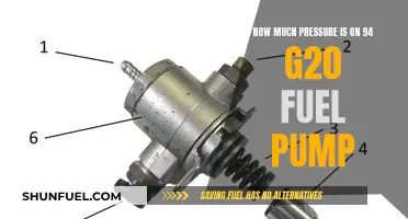 Understanding the Fuel Pump Pressure in a G20 Engine