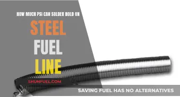 What PSI Pressure Can Soldered Steel Fuel Lines Withstand?