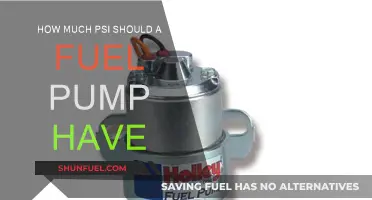 Fuel Pump PSI: How Much Pressure is Optimal?