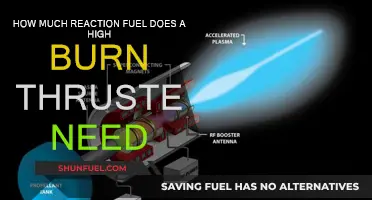 High-Burn Thrusters: Fuel Requirements and Performance