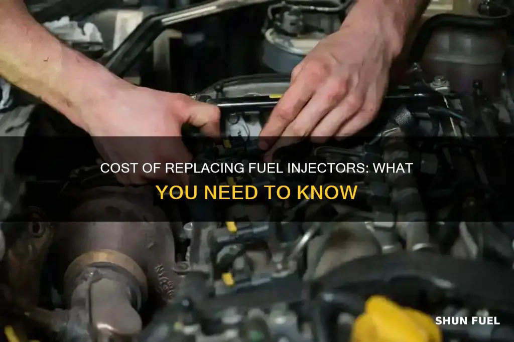 how much replace fuel injectors
