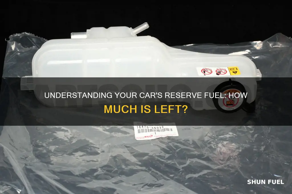 how much reserve fuel does a car have