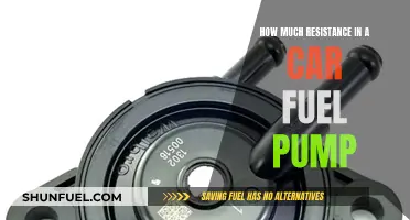 Fuel Pump Resistance: How Much is Too Much?