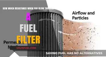 Fuel Filter Resistance: How Much is Too Much?