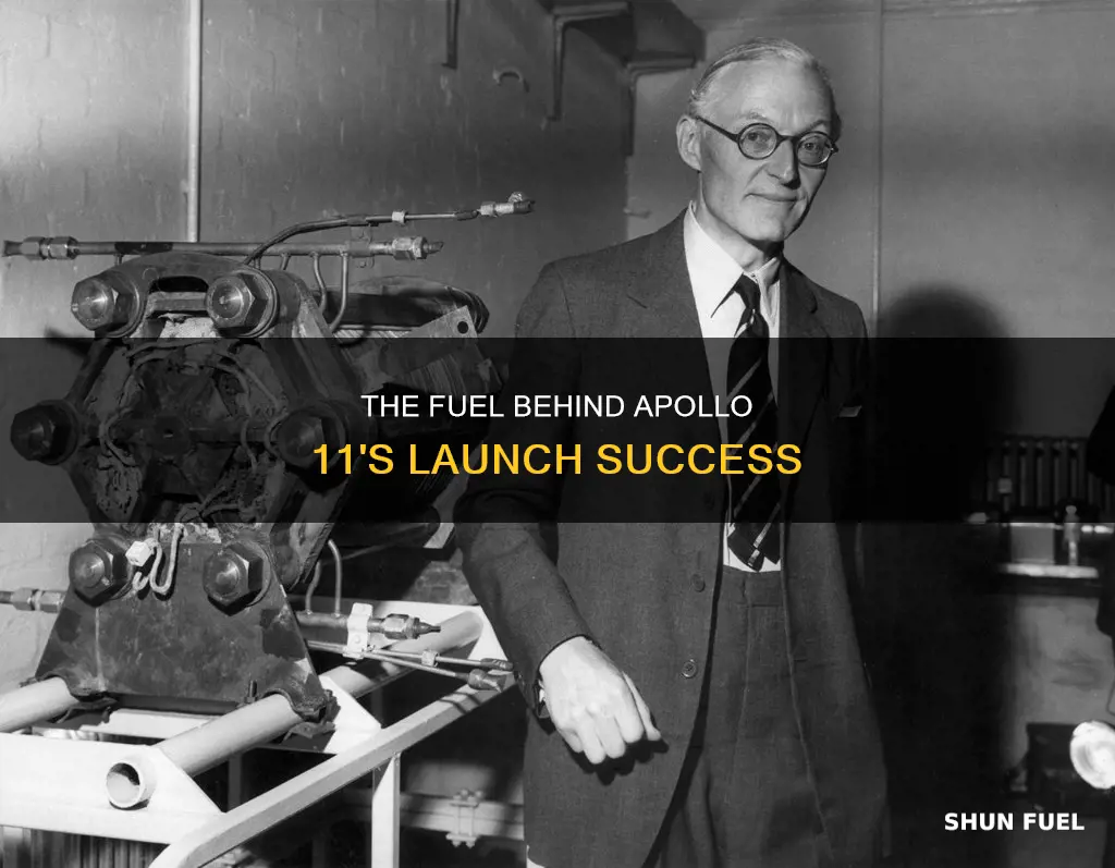 how much rocket fuel did apollo 11 need to launch