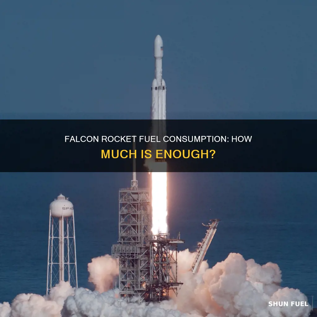 how much rocket fuel does big falcon rocket use