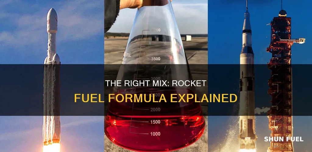 how much rocket fuel formula