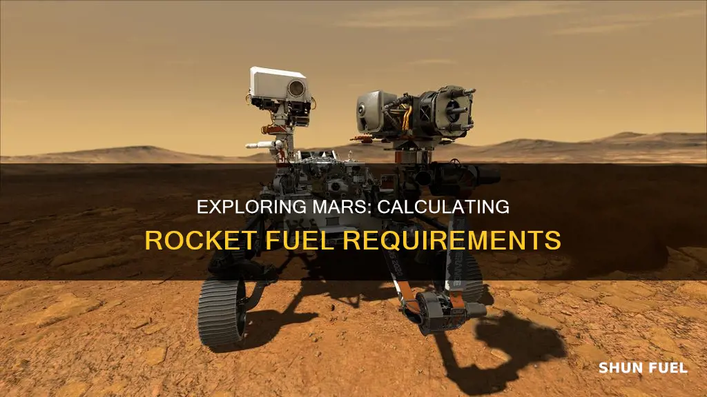 how much rocket fuel is needed to get to mars