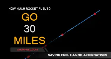 Exploring Rocket Fuel Requirements for a 30-Mile Journey