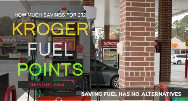 Redeeming 232 Kroger Fuel Points: How Much Can You Save?