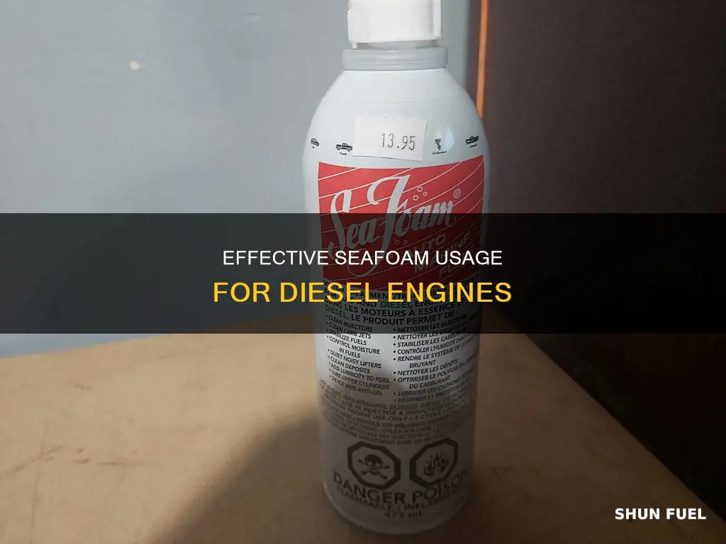 how much seafoam to use in diesel fuel