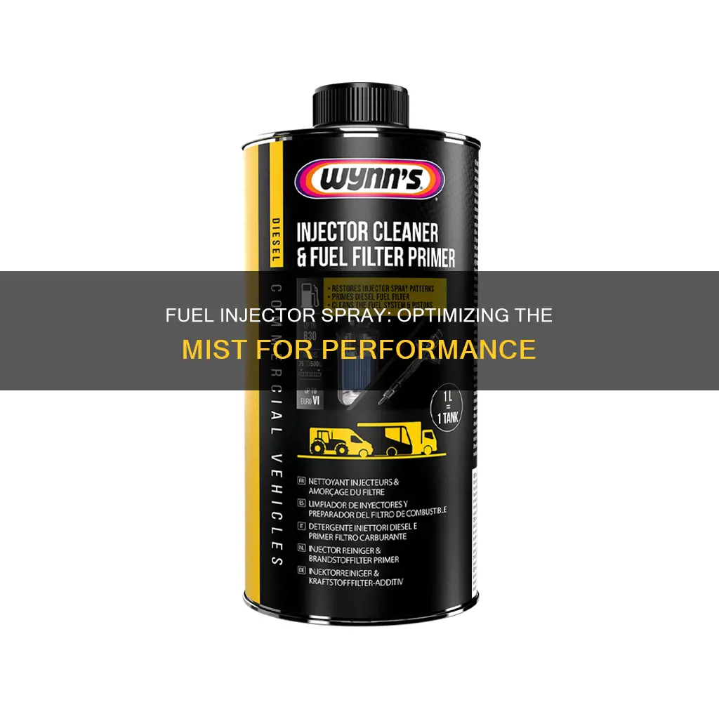 how much should fuel injector spray