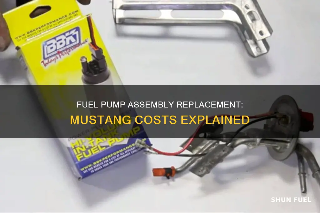 how much should fuel pump assembly cost replacement mustang