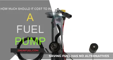 Fuel Pump Installation: What's the Fair Price?
