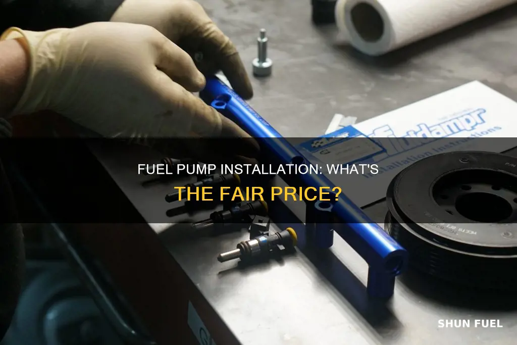 how much should it cost to install a fuel pump