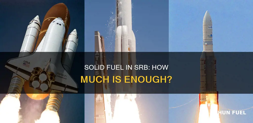 how much solid fuel in srb