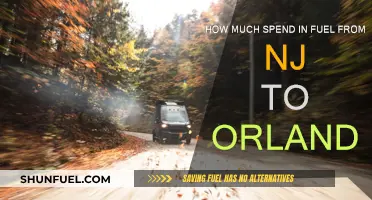 Road Trip Fuel Costs: NJ to Orlando