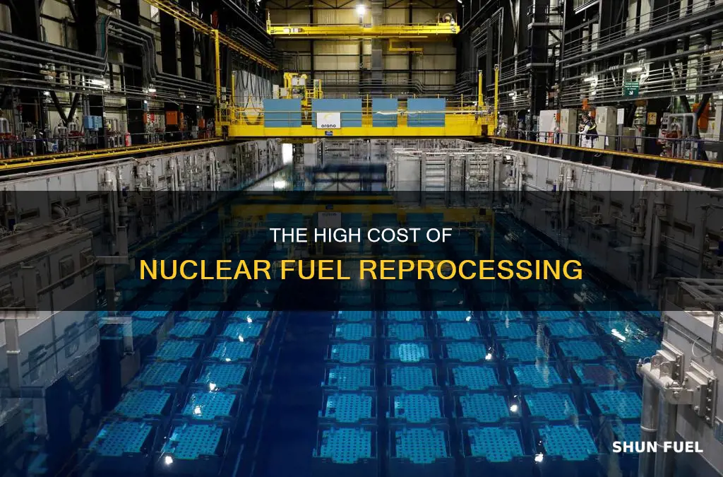 how much spent nuclear fuel reprocessing