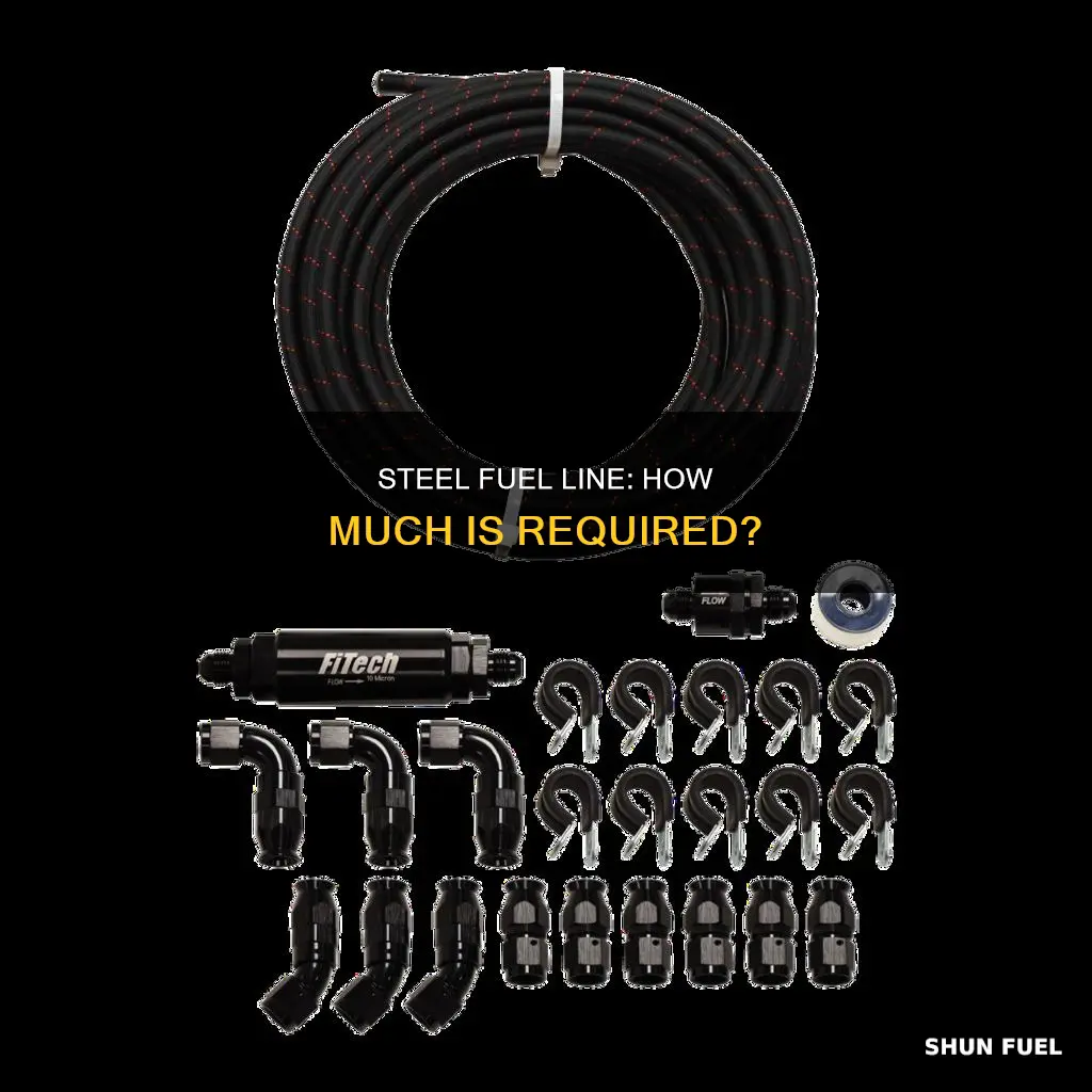 how much steel fuel line