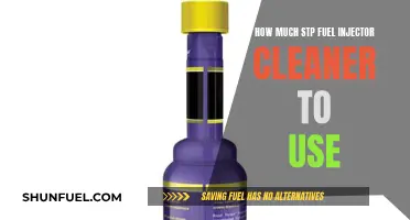 STP Fuel Injector Cleaner: How Much to Use?