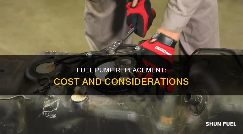 how much to change an in tank fuel pump