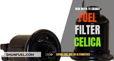 Celica Fuel Filter Change: Cost and Process Explained