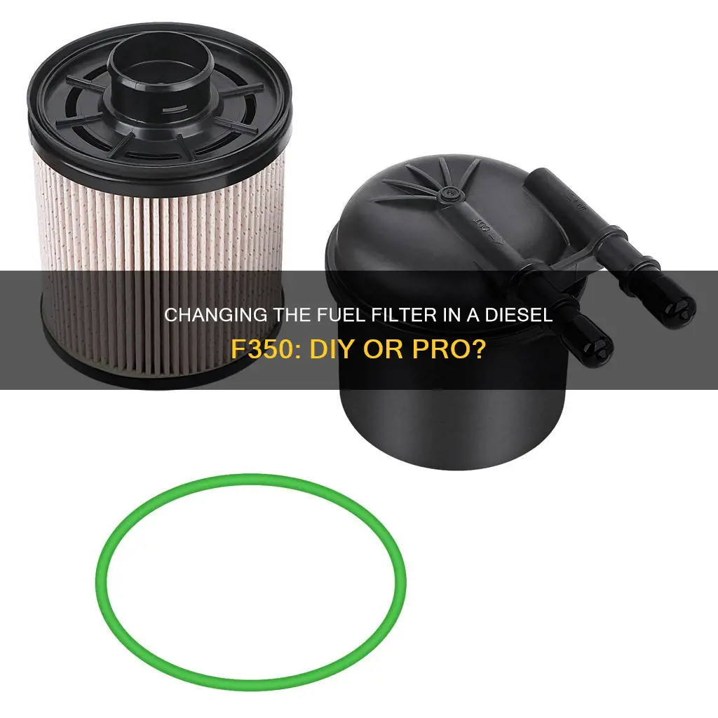 how much to change fuel filter for f350 disel