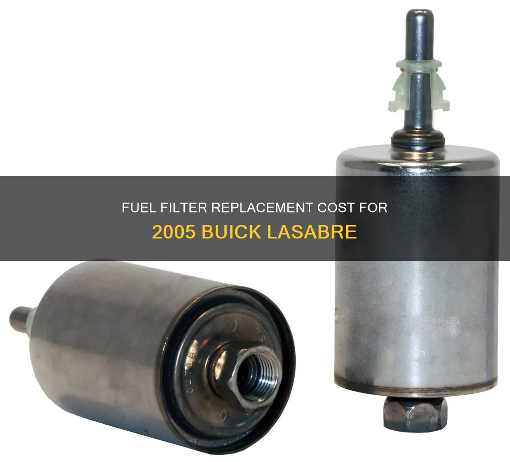 how much to change fuel filter on 2005 buick lasabre