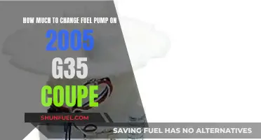 Fuel Pump Replacement Cost for a 2005 G35 Coupe