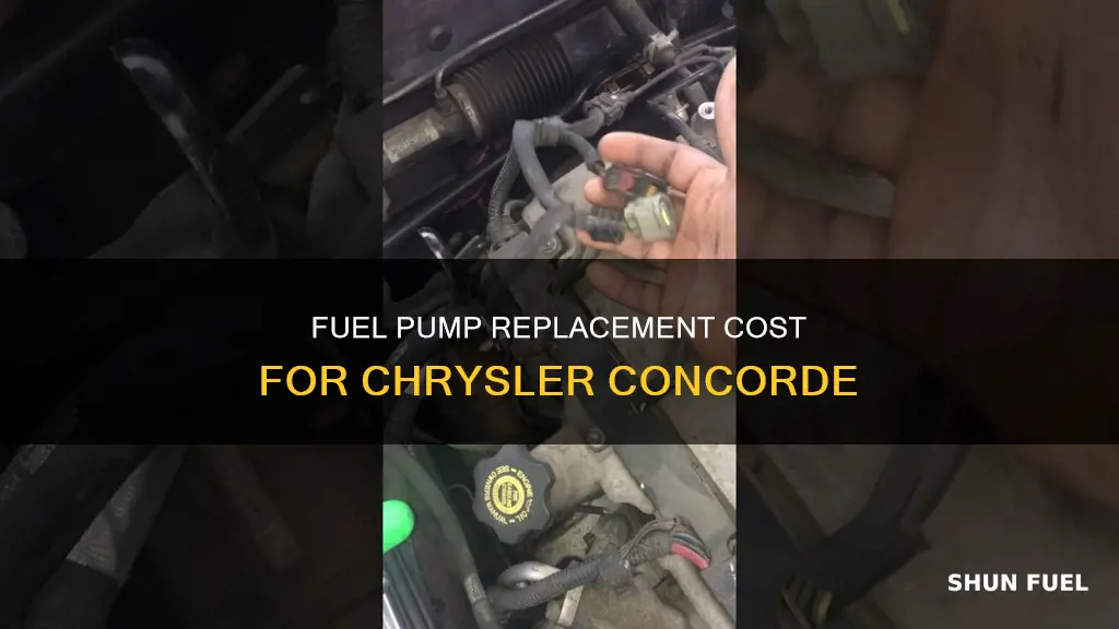 how much to change fuel pump on chrysler concorde