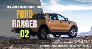 Fuel Pump Replacement Cost for Ford Ranger 02